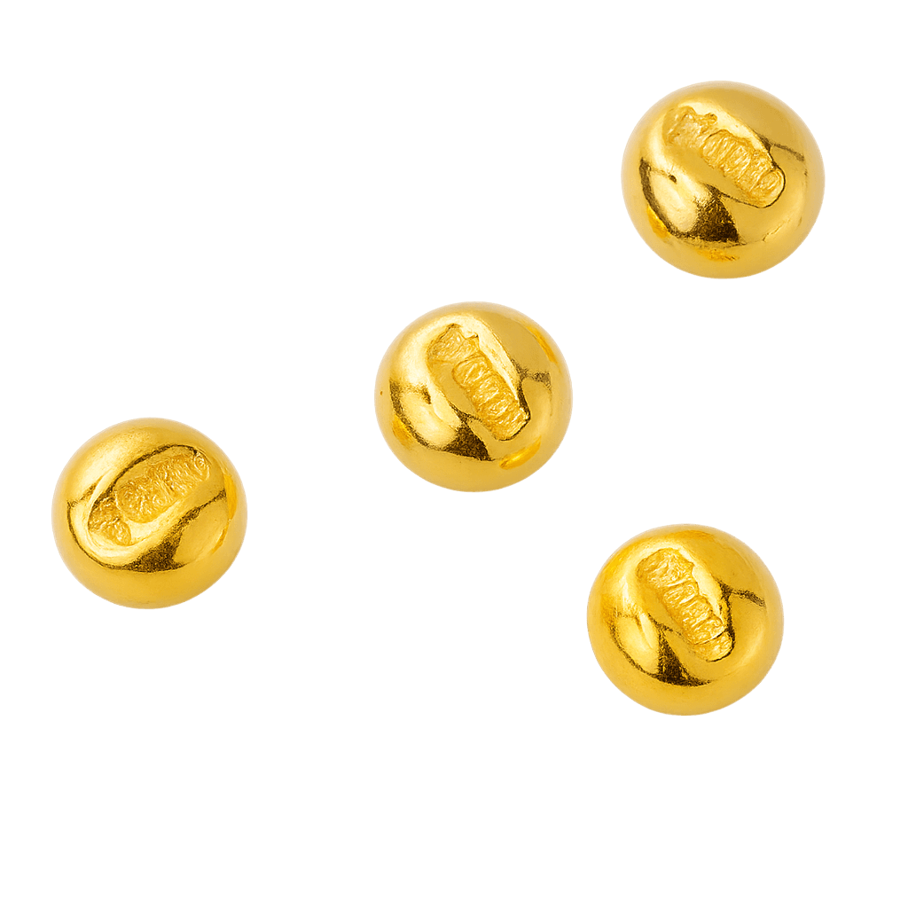 聚福金豆子小型圓潤黃金禮品排列圖